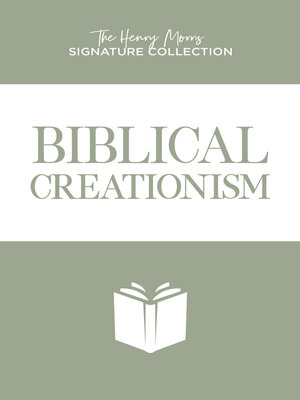 cover image of Biblical Creationism